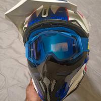 casco integrale motocross enduro 