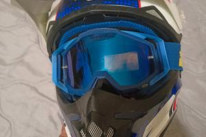 casco integrale motocross enduro 