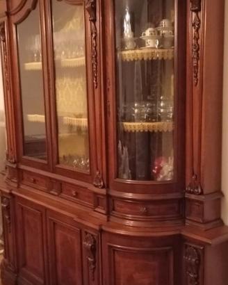 Credenza Cristalliera d'epoca