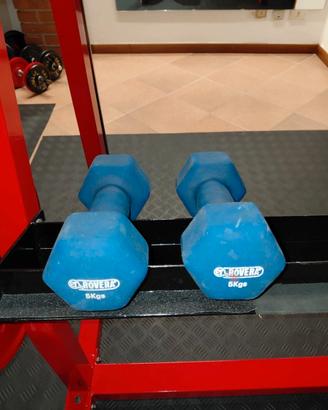 pesi 5 kg gommati