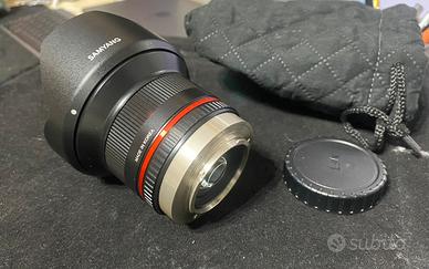 Obiettivo Samyang 12mm f/2.0 per micro 4/3 (MFT)