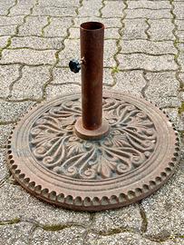 Base per ombrellone in Ghisa Vintage