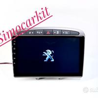 Autoradio car tablet android 13 per peugeot 308