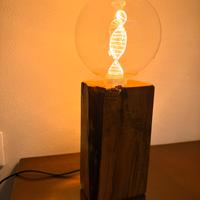Lampada in ulivo