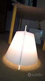 LUXUS tavolo portatile bianca