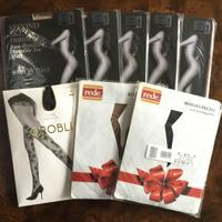 Lotto 8 Collant Calzedonia, Oroblù e Rede