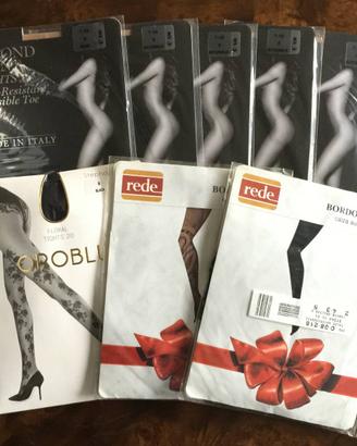 Lotto 8 Collant Calzedonia, Oroblù e Rede