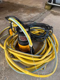 Pompa immersione con tubo 15 m