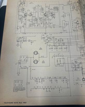 Schema elettrico televisore Nova Mod. 9087 60