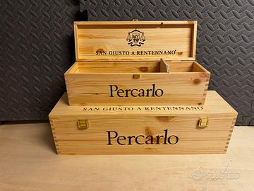 Coppia cassette in legno