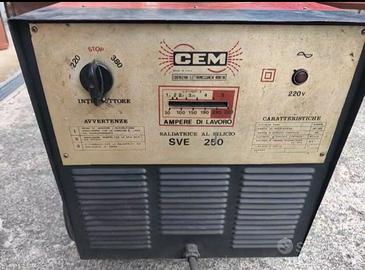 Saldatrice CEM eletrodo 380 o 220 volt 260 Ampere
