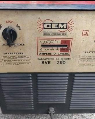 Saldatrice CEM eletrodo 380 o 220 volt 260 Ampere