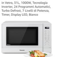 Panasonic, forno a microonde nn-k36hmm, 1000w