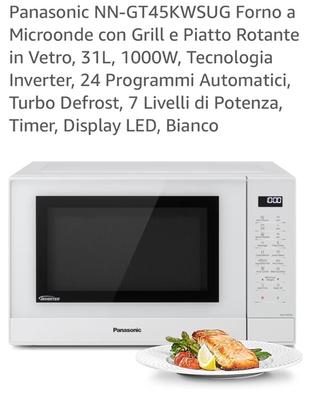 Panasonic, forno a microonde nn-k36hmm, 1000w
