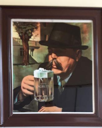 QUADRO PUBBLICITARIO BIRRA MORETTI