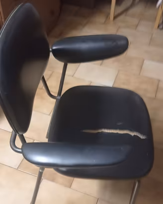 sedia vintage da ufficio 