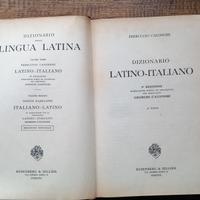 Dizionario latino-Italiano  Georges Calonghi 1967