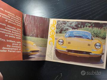 Brochure Flyer Ferrari Dino 246 GT 1970 salonr