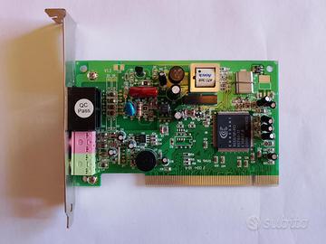 Scheda Modem Interno PCI 56k Conexant Vintage