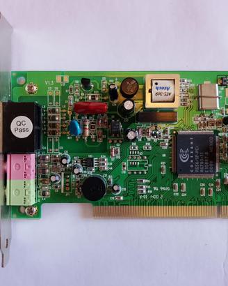 Scheda Modem Interno PCI 56k Conexant Vintage