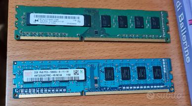 ram ddr3 4gb & 2gb 10600u