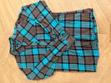 Camicia Quiksilver a quadri uomo L Mid Fit
