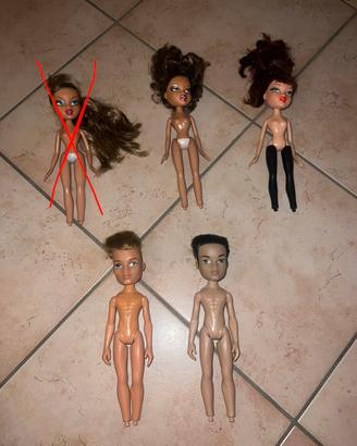 Bambole Bratz e personaggi maschili