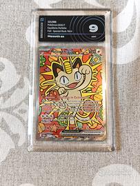 Meowth ex- Equilibrio Perfetto- aigrading 9