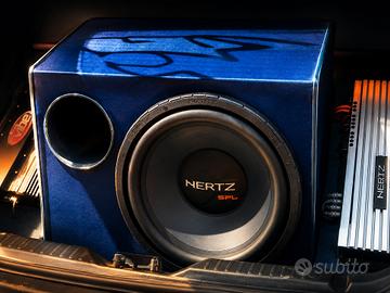 Cassa subwoofer SPL Hertz 38 cm da gara 143 dB