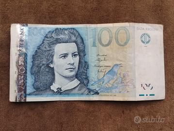 banconota 100 krooni estonia