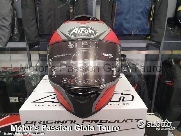 AIROH ST.501 CASCO MOTO INTEGRALE ST.5T55 TYPE ROSSO MATTO L – MOTOTOPGUN