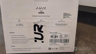 Ajax HUB Centrale Allarme Wifi Gsm 2G Ethernet Bia