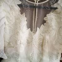 vestito da sposa vintage sartoriale  veste una 46 