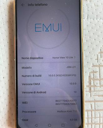 Honor view 10 litr 128 gb