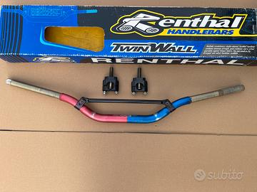 Manubrio Renthal con riser per cross enduro motard