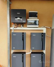 Impianto fotovoltaico 10kw accumulo Litio kit 6kw