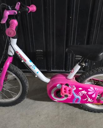B'TWIN Gira 2 Kids' 14-Inch Bike