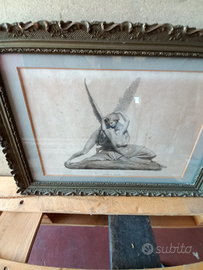 Stampa antica Amore e Psiche