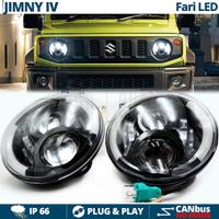 FARI LED + Staffe Per SUZUKI JIMNY 4 Angel Eyes