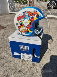 Casco moto per  bambino Comics blu