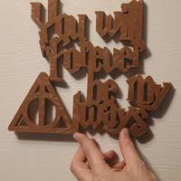 you Will Forever be my Always, scritt Harry potter