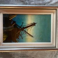 Quadro rappresentante veliero