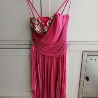 vestito fucsia da cerimonia  tg 42