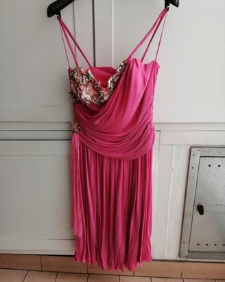 vestito fucsia da cerimonia  tg 42