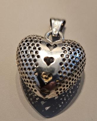 ciondolo argento 925 a forma di cuore 