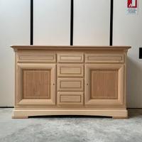 Mobile credenza madia soggiorno in legno al grezzo