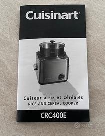 Cuisinart CRC 400E  cuociriso e cereali mai usato