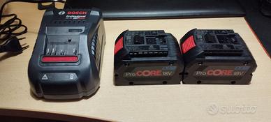 Batterie Bosch professional 18v 8ah+ caricabatteri