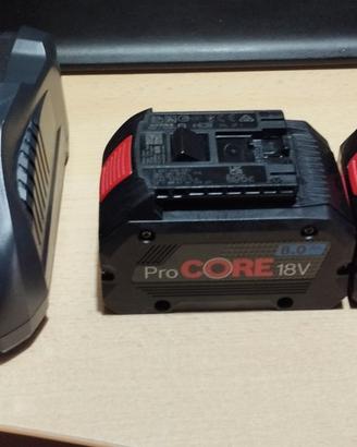 Batterie Bosch professional 18v 8ah+ caricabatteri