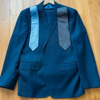 Abito blu completo Fellini con due cravatte firmat
